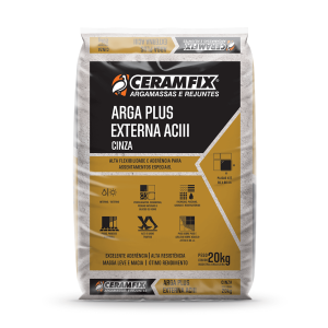 Ceramfix Arga Plus ACIII Cinza 20kg