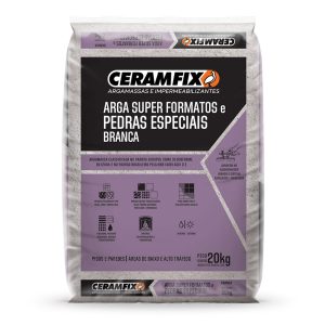 Argamassa Ceramfix Super Formatos e Pedras Especiais Branca 20kg