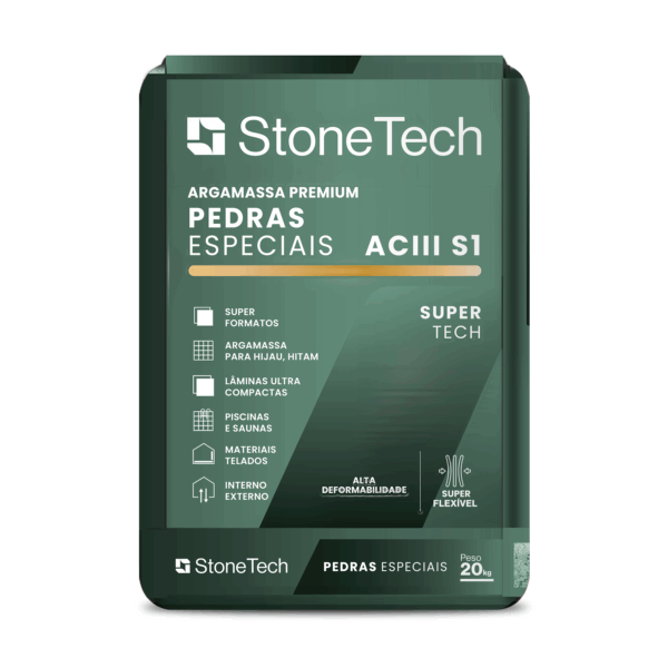 Saco de Stone Tech Argamassa Para Hijau