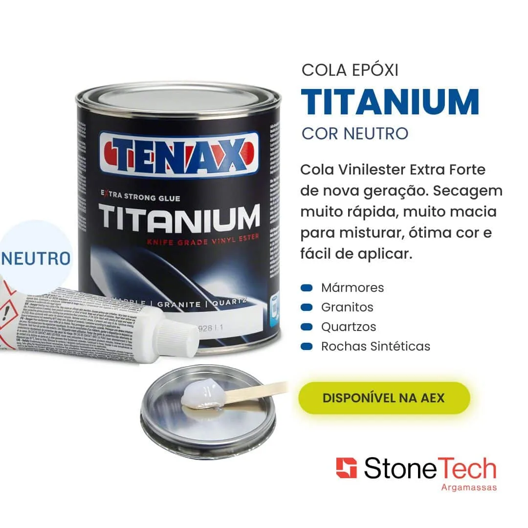 Tenax Titanium Knife Grade - Mástique Epóxi | 1kg - Imagem 3