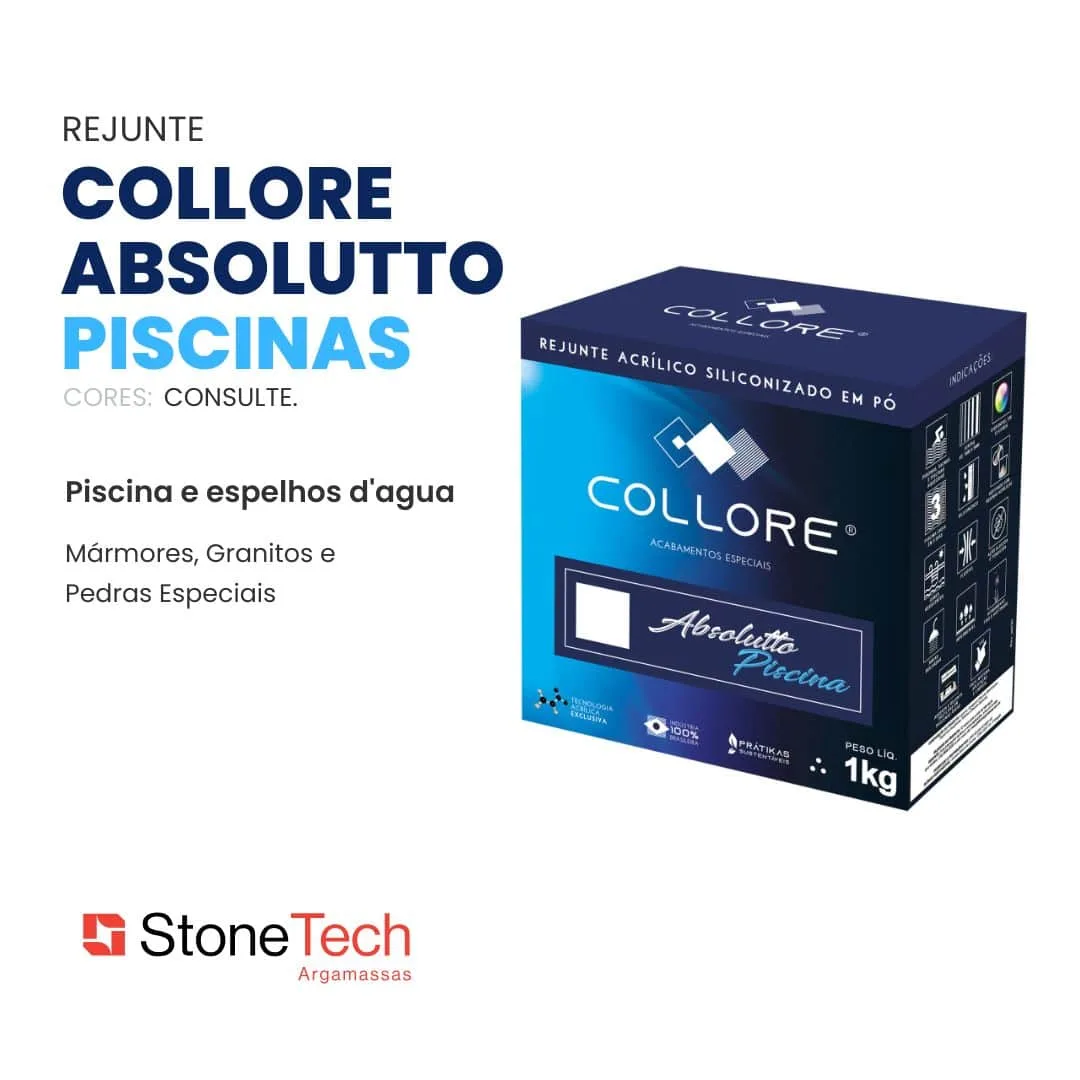 Rejunte Acrílico Siliconizado Collore Absolutto Piscina - Imagem 2