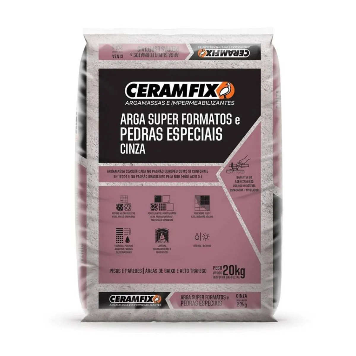 Argamassa Ceramfix Super Formatos e Pedras Especiais 20kg
