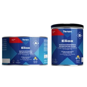 Tenax Eliox Cola Epóxi Transparente Bicomponente A+B | 1.5 kg